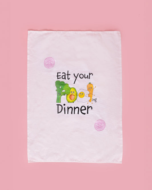 Eat Your ... Dinner Tea Towel