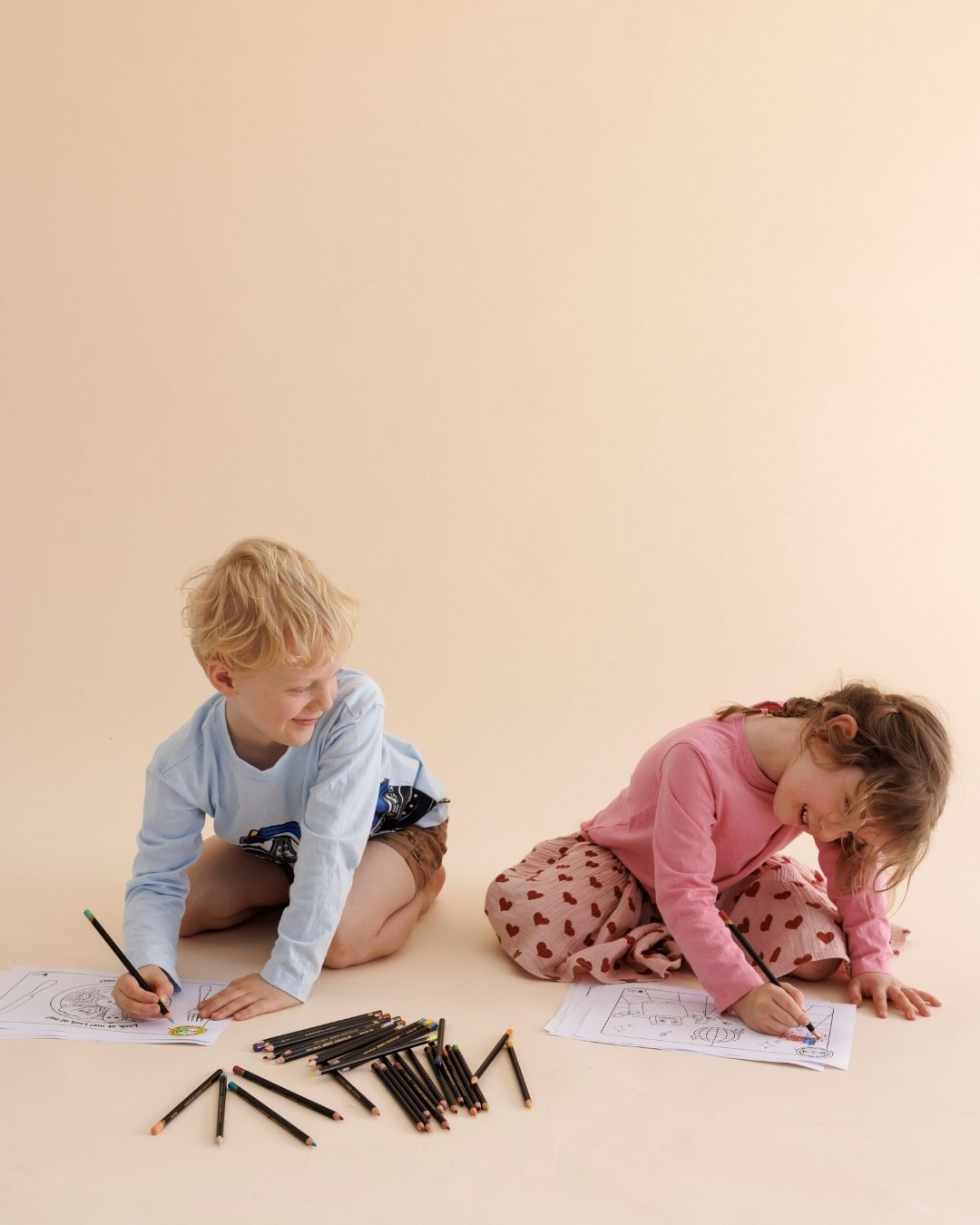 The Dinner Plate Pals Colouring Pages
