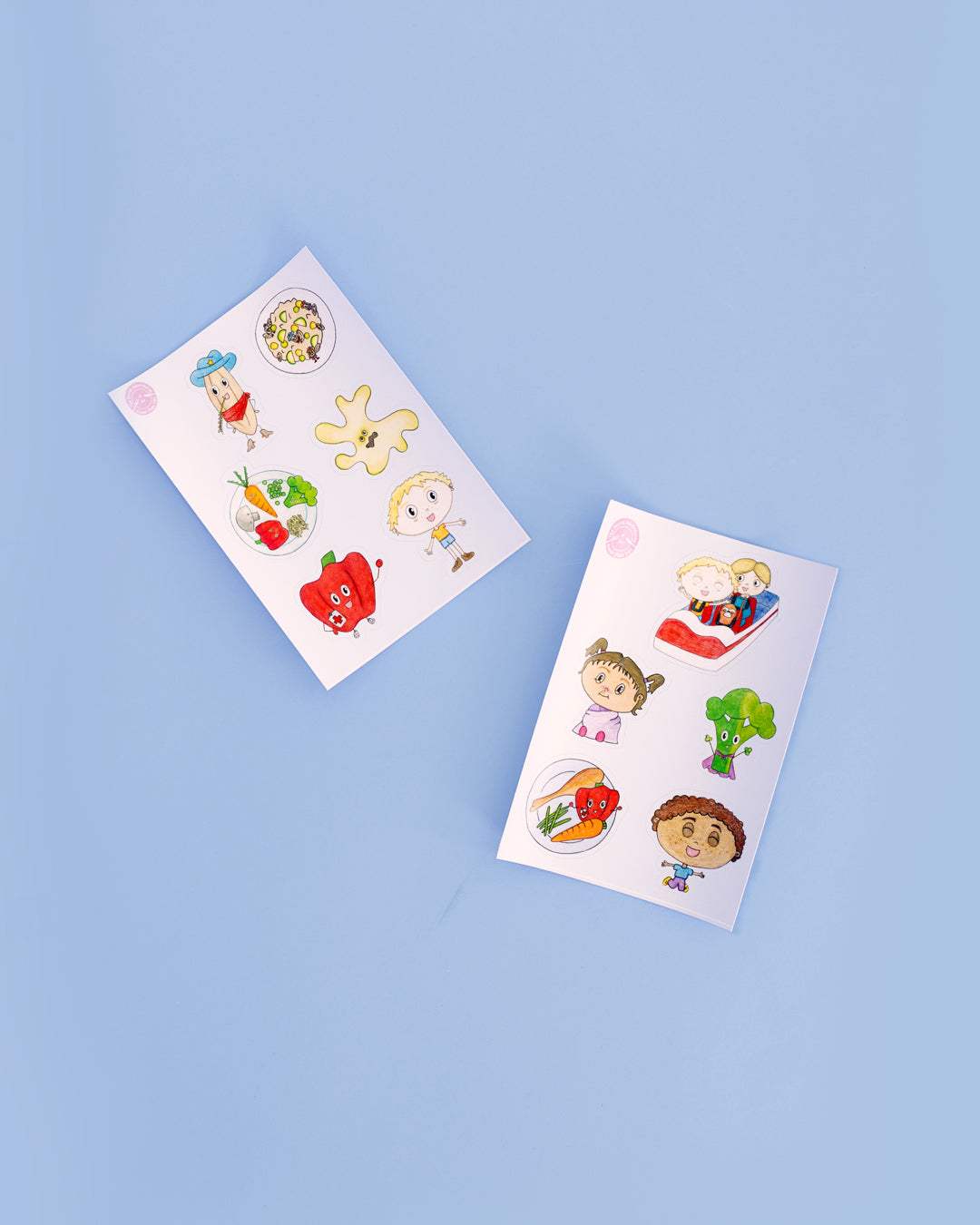 Dinner Plate Pals Stickers